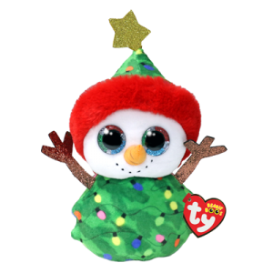 Beanie Boos Garland Snögubbe (grön) - TY Gosedjur