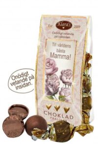 Till Mamma Chokladpraliner - påse med roligt onödigt vetande