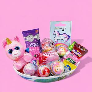 Påskägg Enhörning med gosedjur