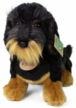 Tax svart/brun (strävhårig) - Rappa Toys